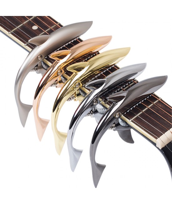 金屬鯊魚型 結他變調夾 SHARK CAPO